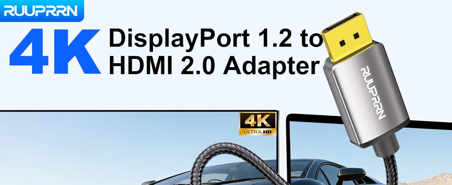4k display port to hdmi adpater