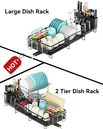 large dish rack