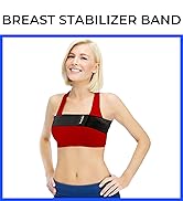 EverRelief Breast Augmentation Post Op Essentials Stabilizer Band, Adjustable Chest Compression W...