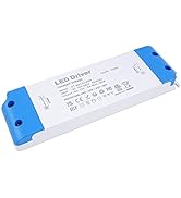 VARICART 12V 60W LED Driver Power Supply 5A, 100V-130V AC to 12V DC Constant Voltage LED Transfor...
