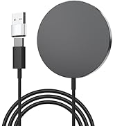 Magnetic Charger for Magsafe iPhone, Magnetic Wireless Charger Pad, 15W Fast Charger for Magsafe,...