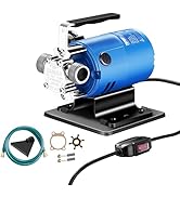 TOPWAY Water Transfer Electric Sump Utility Pump 330 GPH 1/10HP with ON/OFF Switch, Water Hose Ki...
