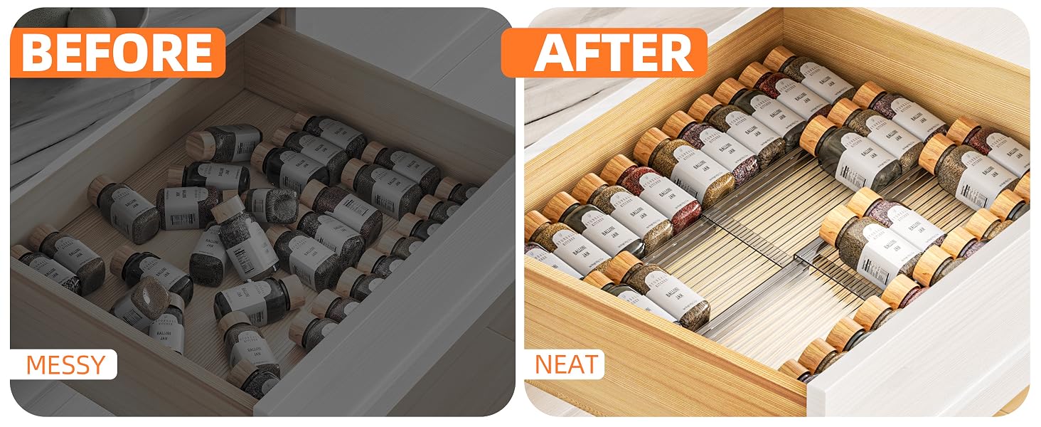 spice storage drawer