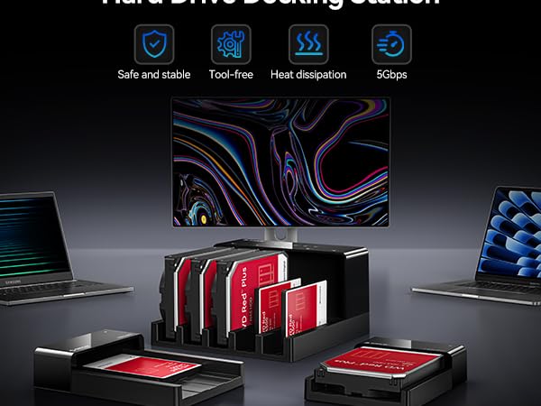 5 BAY HARD DRIVE DOCK