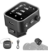 Godox X3-C Touchscreen TTL Wireless Flash Trigger for Canon Camera, 1/8000s HSS TTL TCM Function,...