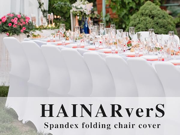 Stretch Spandex Folding Chair Covers