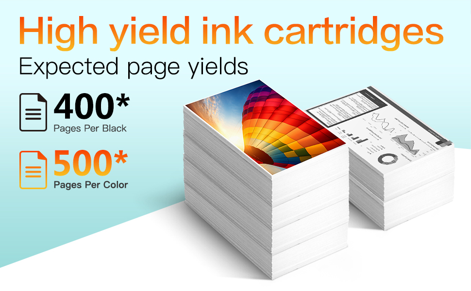 High yield ink cartridges