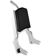 Trident Sissy Bar Backrest Detachable Passenger Backrest Compatible with Harley Touring Road King...