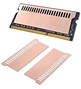 Easycargo Laptop Memory Heatsink Kit, Copper Heat Sink + Pre-Applied Thermal Conductive Adhesive ...