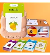 KILOGOGRAPH Bilingual Spanish Flash Cards V3 - Listen and Find Testing Feature, 510 Sight Words i...