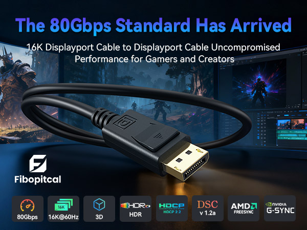 displayport cable TD3 DP80