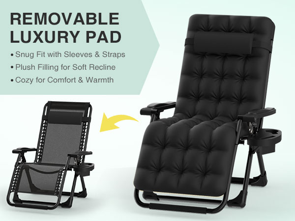 zero gravity lounge chair outdoor recliner chair anti gravity chair for patio lawn outdoor camping