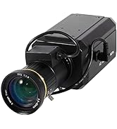 Vanxse CCTV 2K 4MP H.265 POE WDR AI Box Bullet Netwok IP Security Camera with 5-50mm F1.4 Varifoc...