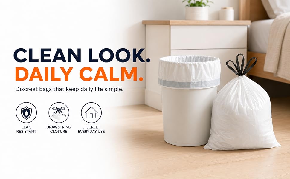 small kitchen trash bags