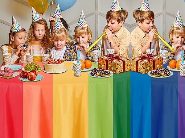 plastic party table cloth