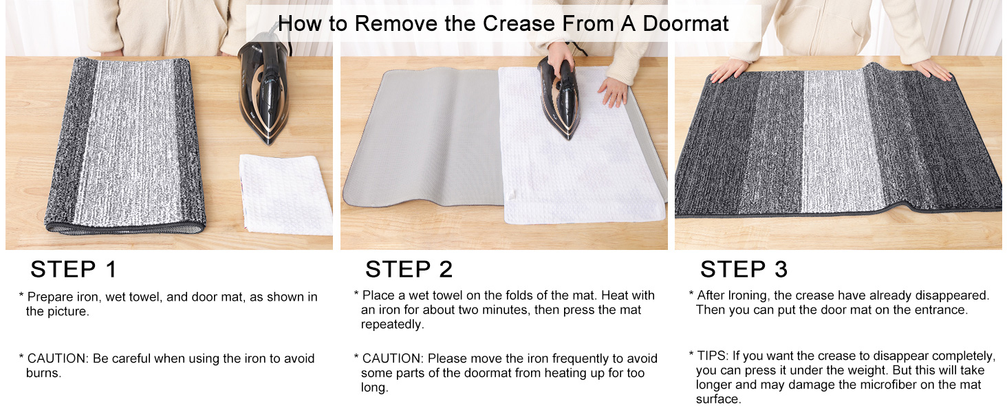 how to remove the crease