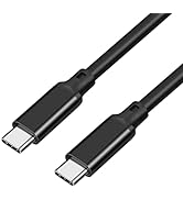 Sisyphy 3.3ft 100W USB C to USB C Cable, Fast Charging PD Type-c Cord USB2.0 480Mbps with E-Marke...