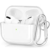 KOREDA Protective Cover for AirPods Pro 2nd Generation/1st Generation, Soft Clear Shockproof and ...