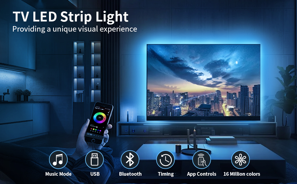 LED LIGHTS FOR tv