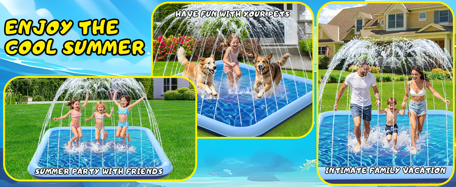 Square Splash Pad for Pet