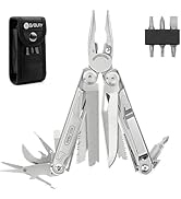 BIBURY Multitool BI2038A, 19-in-1 Stainless Steel Multi Tool with Fold-able Pliers, Screwdriver S...