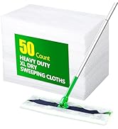 Yicotira 50 Count XL Dry Sweeping Cloths Refills for Swiffer XL Mop - Disposable Dry Pads Refills...