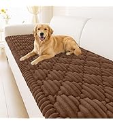 Smiry Pet Couch Covers for Dogs Washable, Non-Slip Fuzzy Couch Covers for 3 Cushion Sofa Pet Frie...