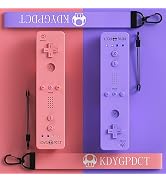 KDYGPDCT Wii Controller 2 Pack,Wii Game Wireless Controller for Nintendo Wii U Console,2023 New W...