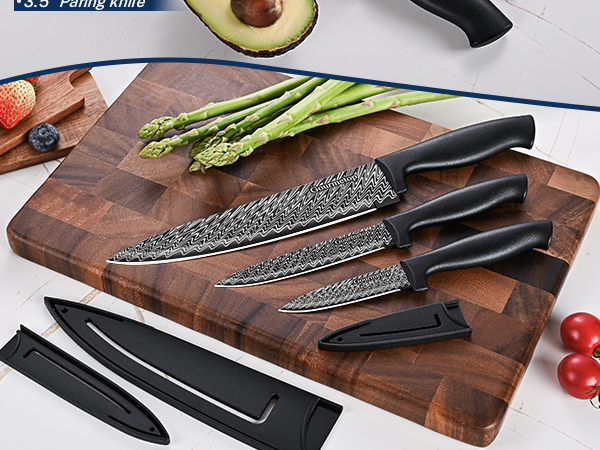 kitchen knife set 3 pcs knives