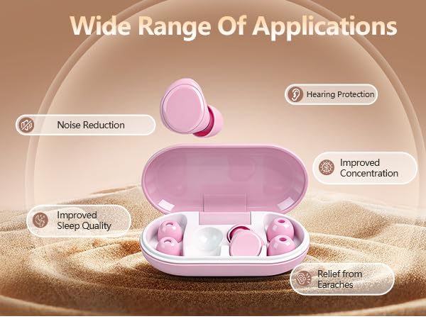 36dB Silicone Ear Plugs for Noise Reduction