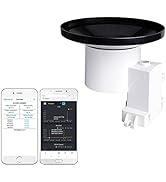 ECOWITT WH40 Wireless Self-Emptying Rain Gauge Sensor, Rainfall Collector - Accessory Only, Can N...