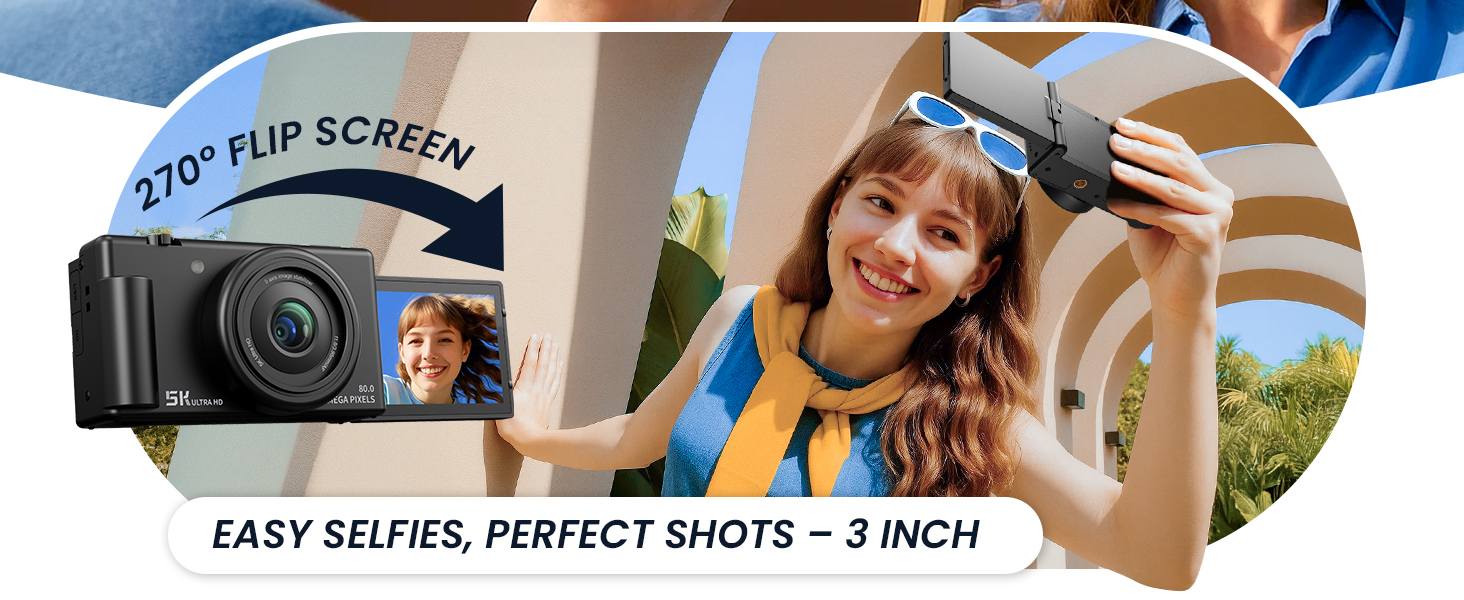 True 5K Digital Camera for Photography