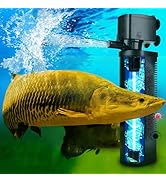 600GPH UV Aquarium Filter for 75-300 Gal Tank, Large Fish Turtle Tank Green Water Clean Machine S...