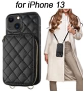 Bocasal crossbody RFID blocking wallet case with card slots holder