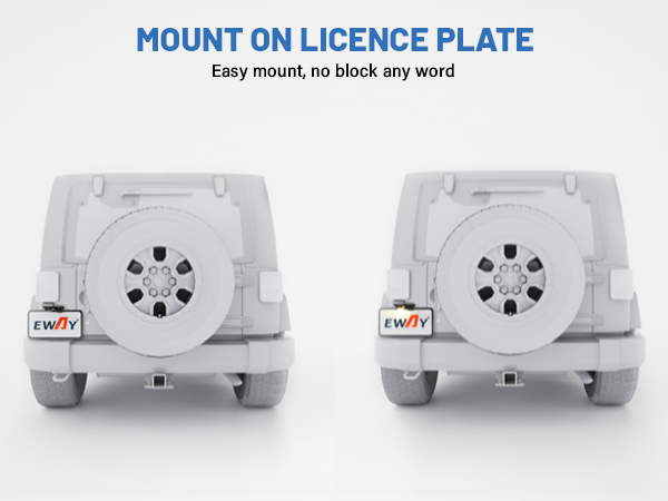 This jeep jk backup camera Enhanced Tailgate Appearance