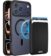 Ntwinro Magnetic for iPhone 17 Pro Max Case (Compatible with MagSafe) with Detachable Wallet &amp; Ca...