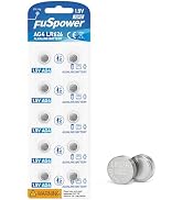 SR626SW Watch Batteries 377 376 LR626 Battery AG4 1.5v Alkaline Coin Cells (10 Count (Pack of 1))