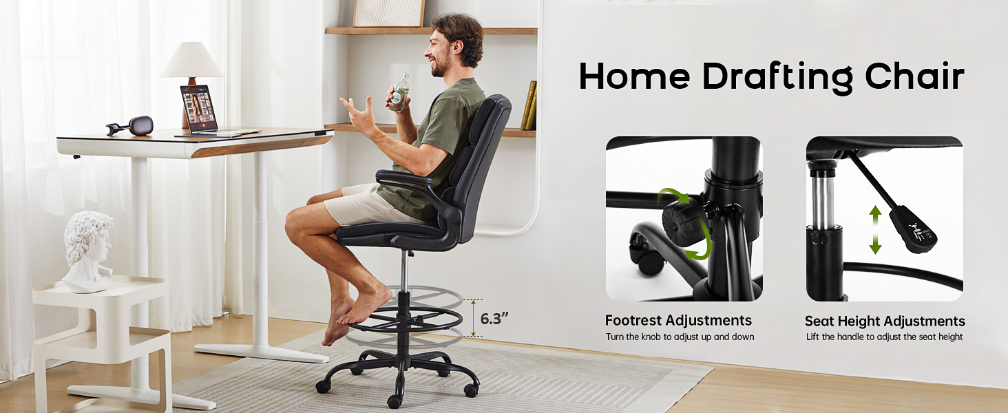 Adjustable Drafting Chair