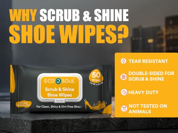 Plant Based Shoe cleaning wipe