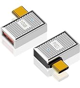 Duttek Right Angle USB C to USB Adapter 10Gbps, 90 Degree USB C to USB A Adapter, USB C Male to U...
