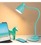 BOHON LED Desk Lamp with USB Charging Port, 3 Color Modes Fully Dimmable Reading Lamp, Auto Dimmi...