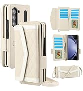 Konstreet for Samsung Galaxy Z Fold 7 Wallet Case - Stitching Pattern RFID Blocking Card Holder, ...