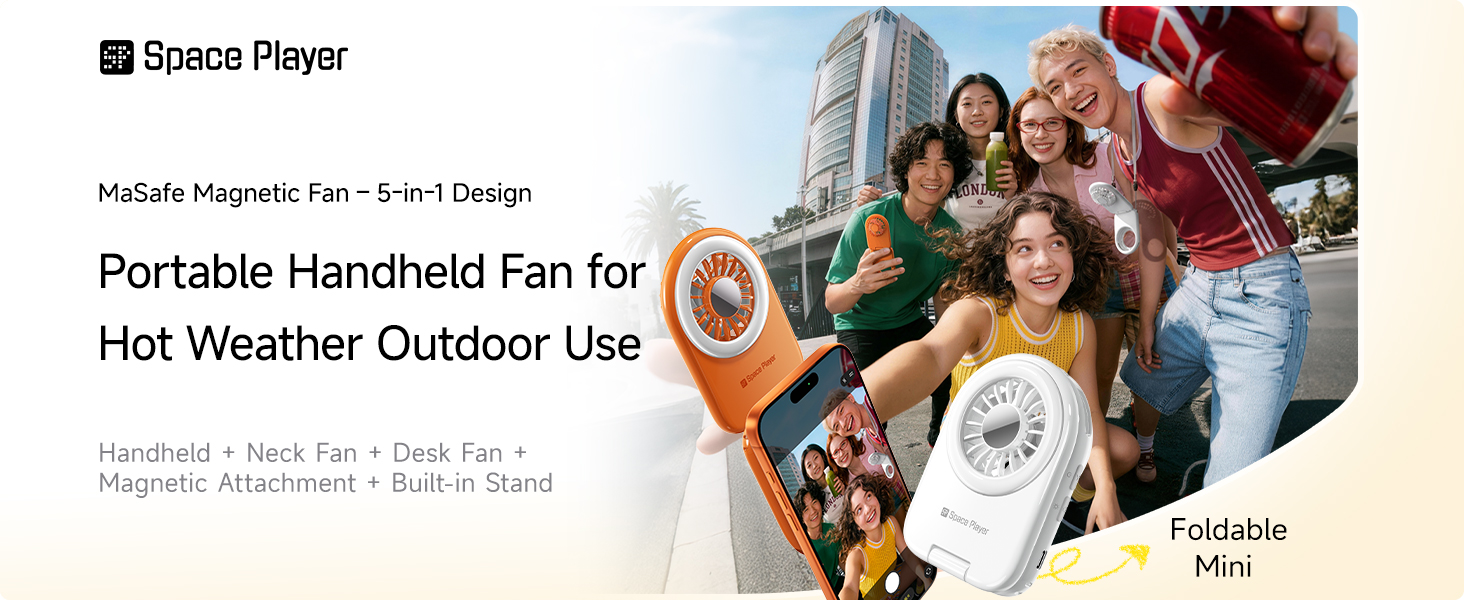 Magnetic phone fan