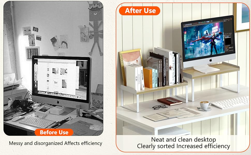 Comparison of product effects before and after use