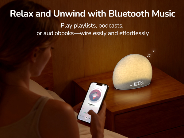 Relax and unwind with Bluetooth music