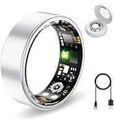 Smart Health Rings for Women Men, Fitness Tracker with Heart Rate, Blood Oxygen, HRV, Sleep Track...