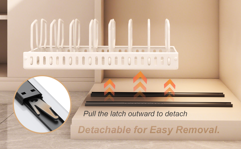 Detachable for Easy Removal.