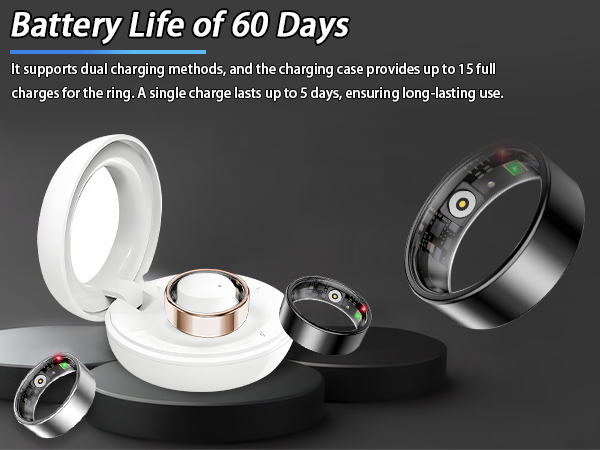 smart ring for women men, sleep tracker ring, fitness tracker, health ring, fitness rings for women