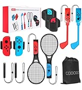 Switch Sports Accessories - CODOGOY 10 in 1 Switch Sports Accessories Bundle with Carry Bag for N...