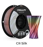 Creality Rainbow Silk PLA 3D Printer Filament 1.75mm, Gradient Multicolor, High Smoothness &amp; Toug...